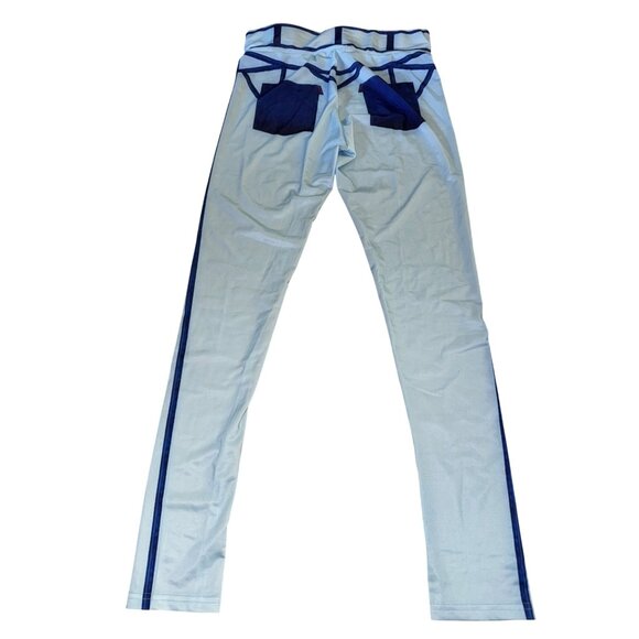 Light Blue ChicMe XL Leggings Faux Jean Denim Sexy Stretch Pants‎ Tight Club - Picture 2 of 7